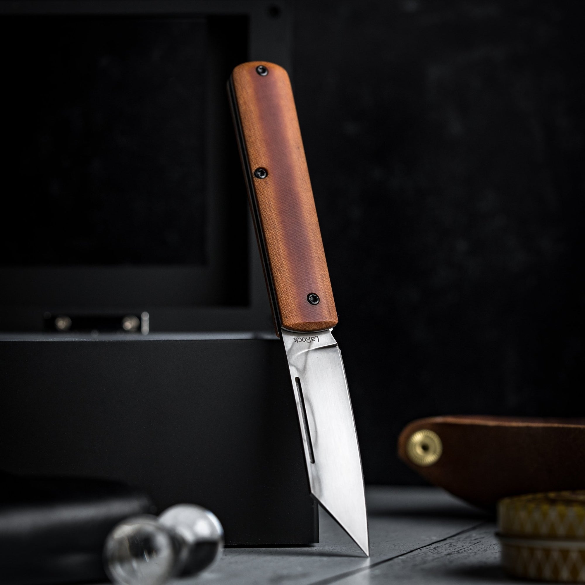 Tracy LaRock Higo - Jack - Natural Linen Micarta (Custom) - URBAN EDC®