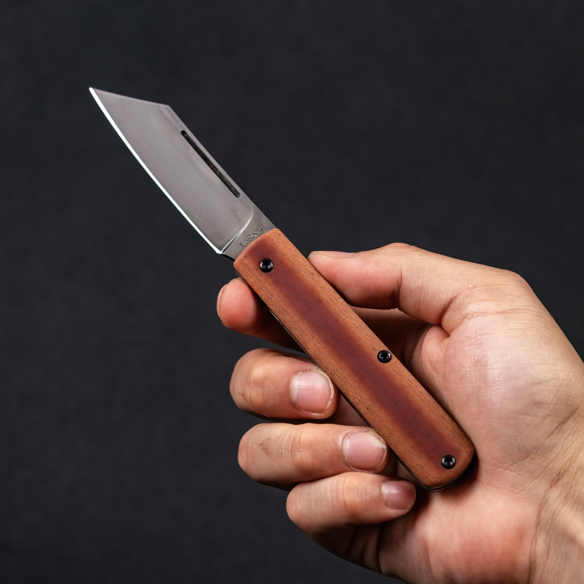 Tracy LaRock Higo - Jack - Natural Linen Micarta (Custom) - URBAN EDC®