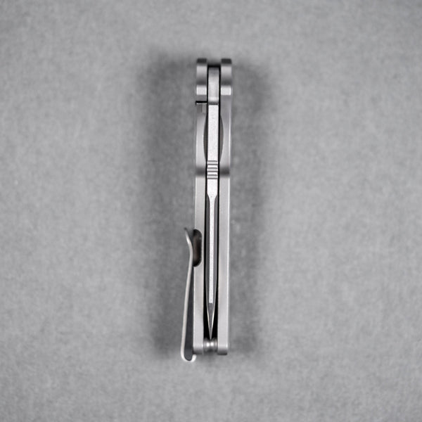 URBAN Castellan Non - Flipper - Stonewashed Vanax & Stonewashed Titanium w/ Rock Texture - URBAN EDC®
