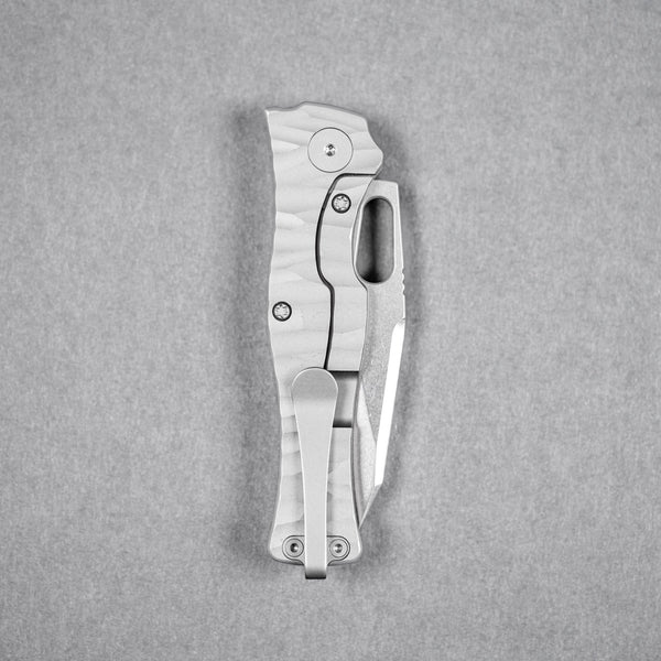 URBAN Castellan Non - Flipper - Stonewashed Vanax & Stonewashed Titanium w/ Rock Texture - URBAN EDC®