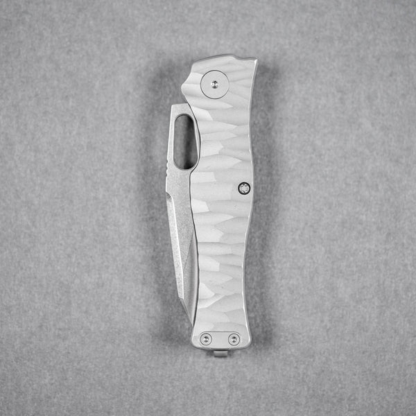 URBAN Castellan Non - Flipper - Stonewashed Vanax & Stonewashed Titanium w/ Rock Texture - URBAN EDC®