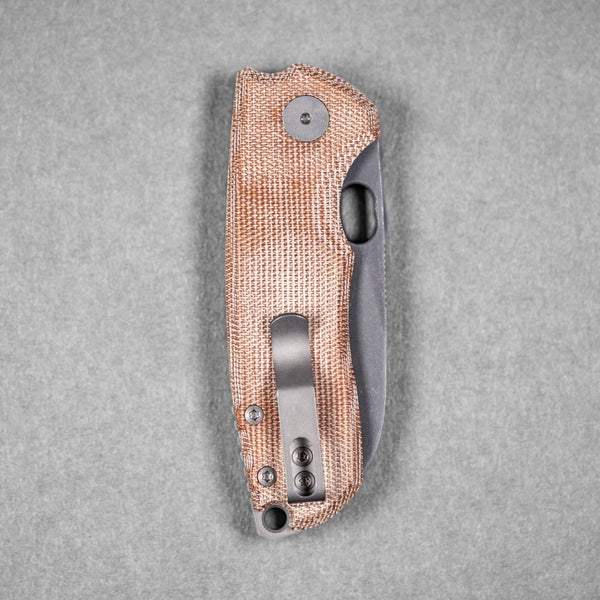 URBAN F5.5 - Acid - Etched Magnacut & Natural Brown Micarta - URBAN EDC®