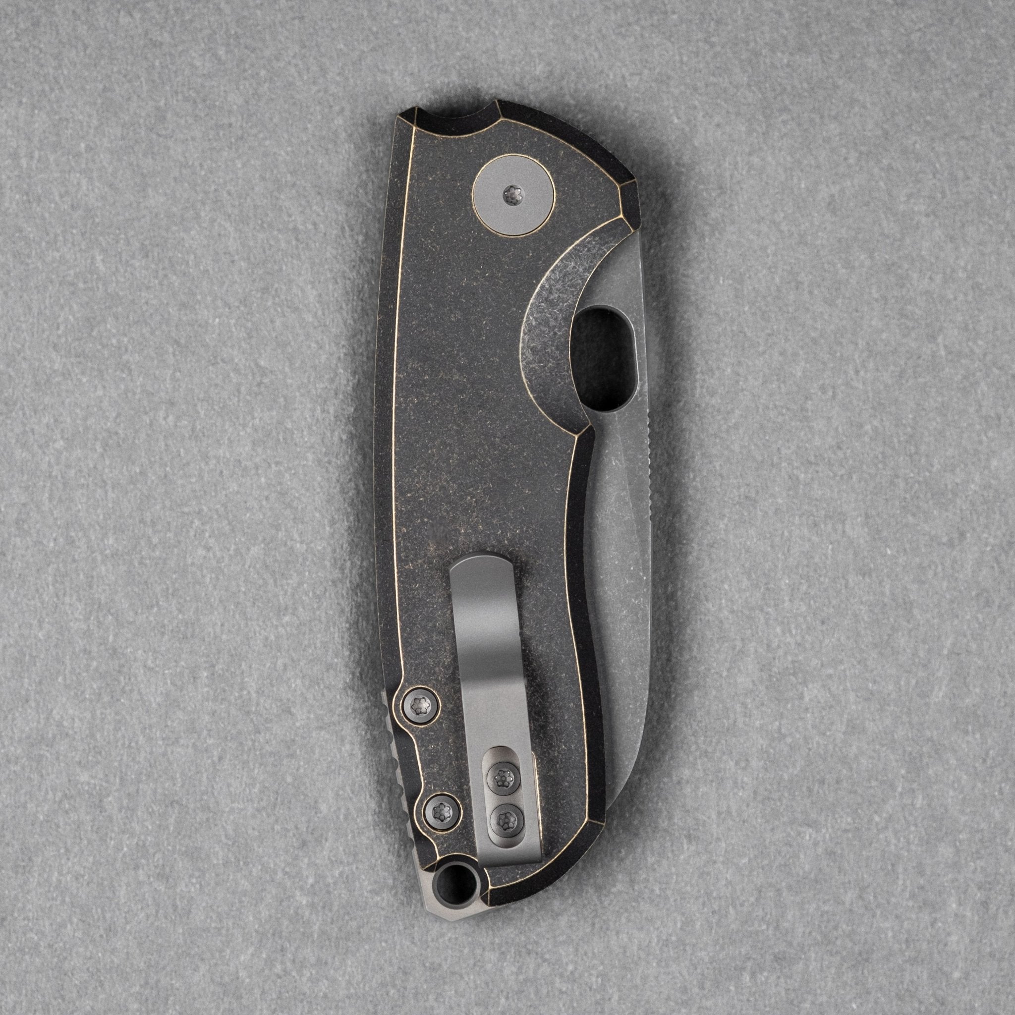 URBAN F5.5 - Antiqued Bronze w/ Anchor Stamp & Acid-Etched