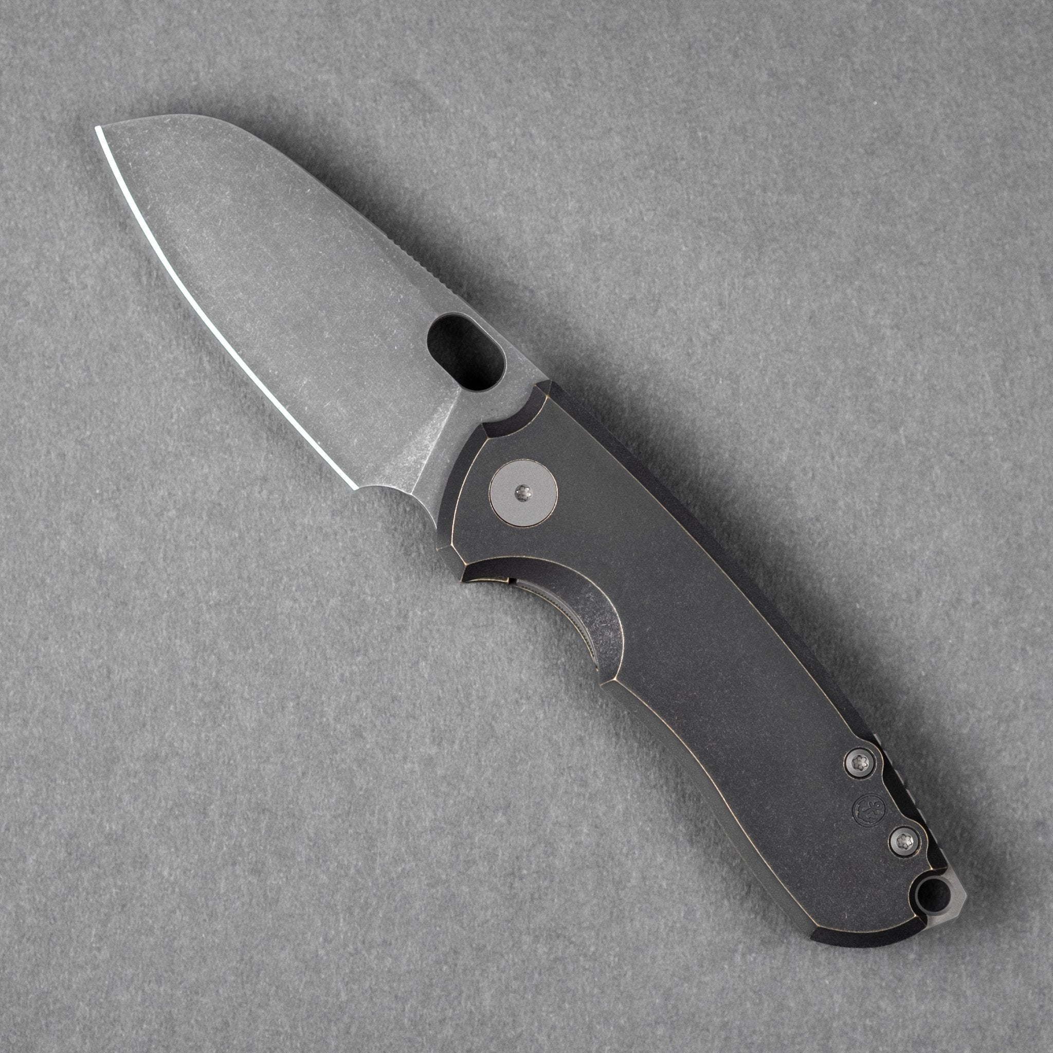 URBAN F5.5 - Antiqued Bronze w/ Anchor Stamp & Acid-Etched