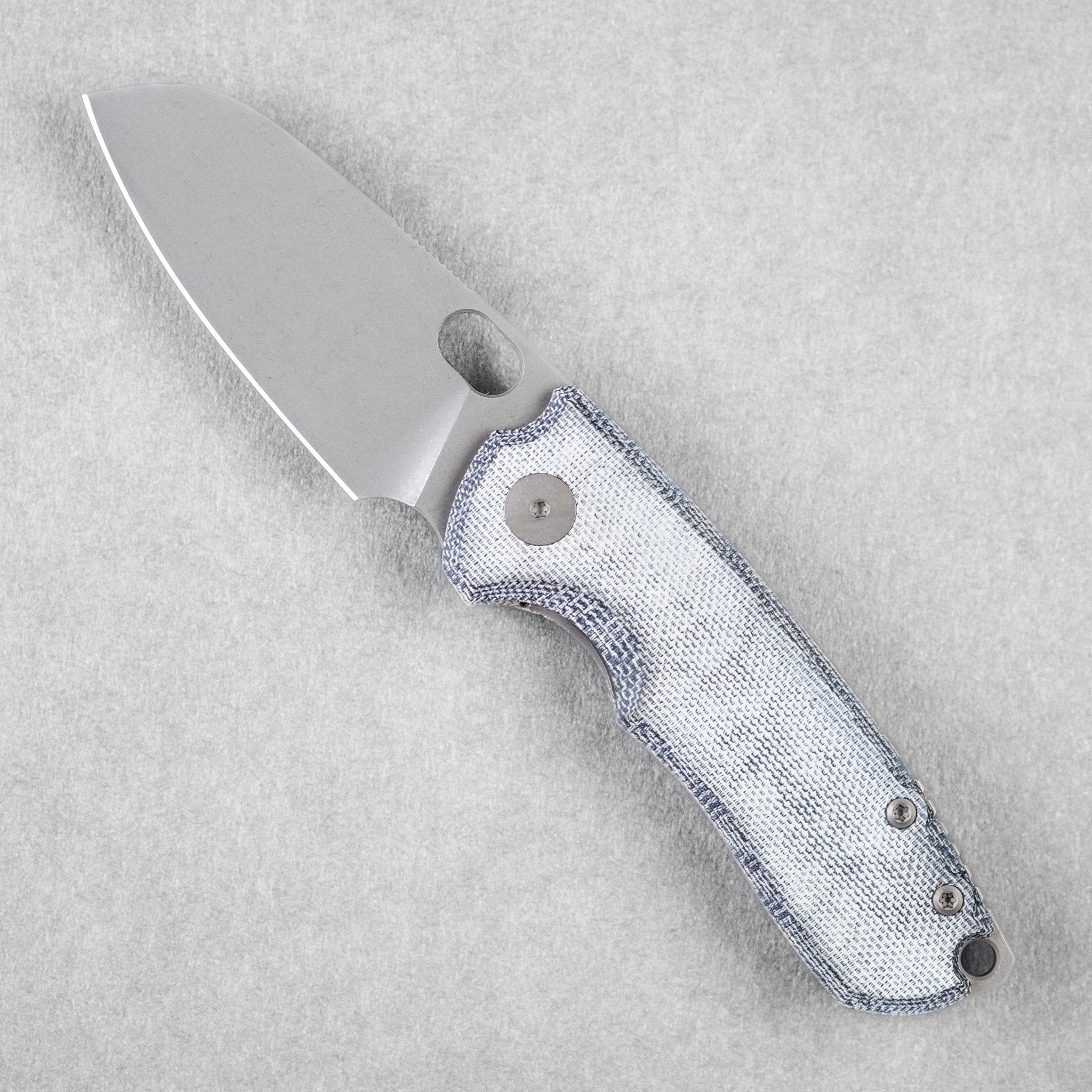 URBAN F5.5 - Darkwashed Magnacut & Blue Denim Micarta – URBAN EDC®