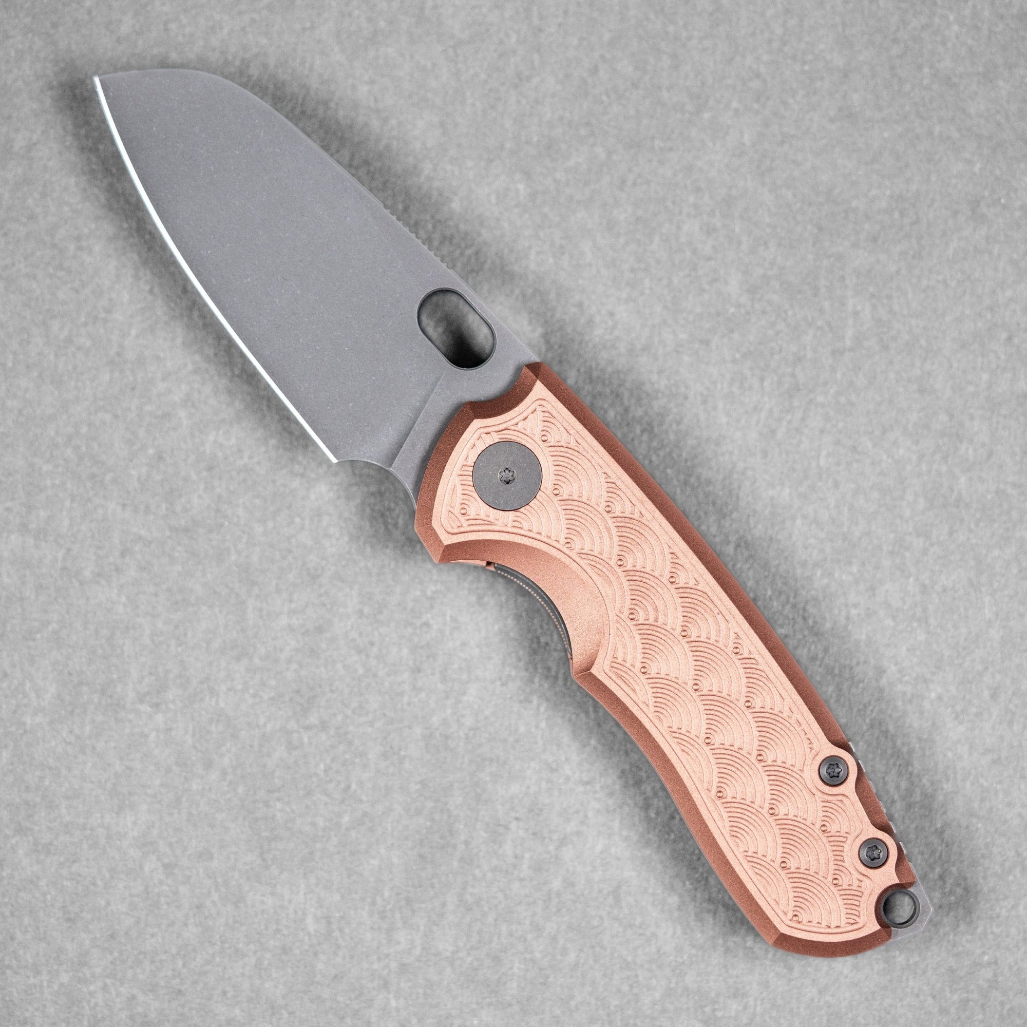 URBAN F5.5 - Darkwashed Magnacut & Copper w/ Seigaiha Pattern - URBAN EDC®
