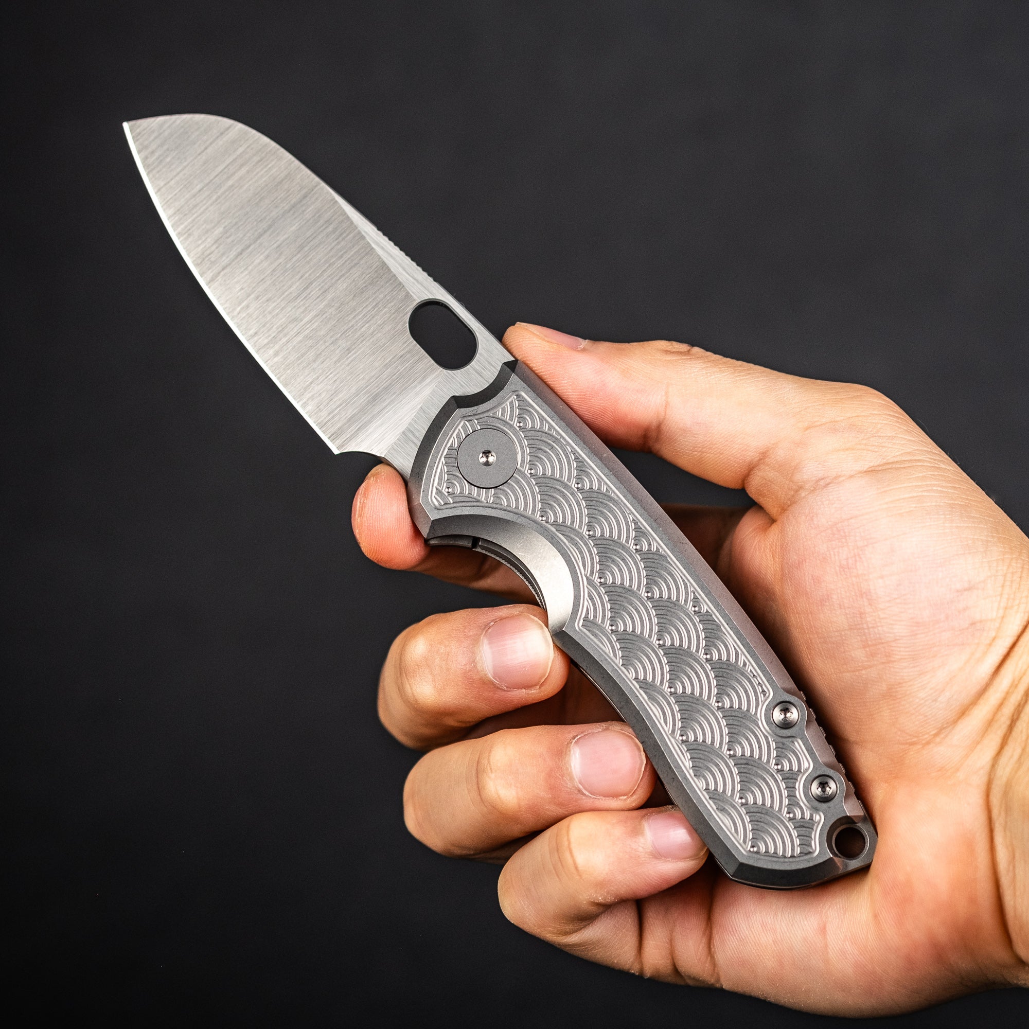 URBAN F5.5 - Satin Vanax & Stonewashed Titanium Seigaiha – URBAN EDC®