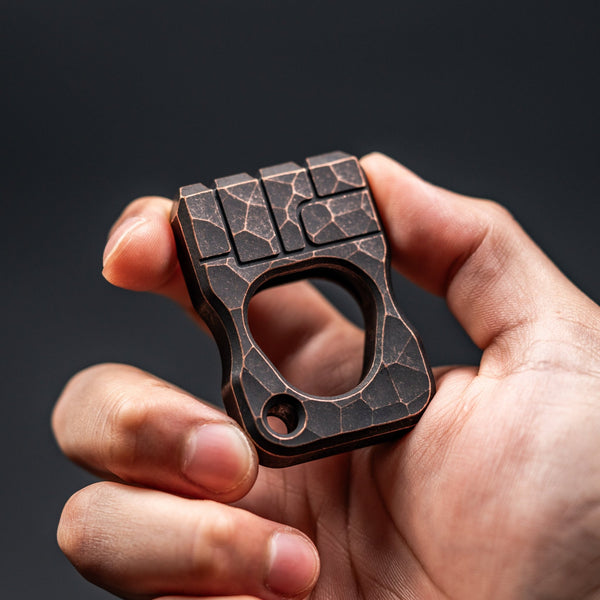 URBAN Fist Bump Bottle Opener - Antiqued Copper w/ Hammered Texture - URBAN EDC®
