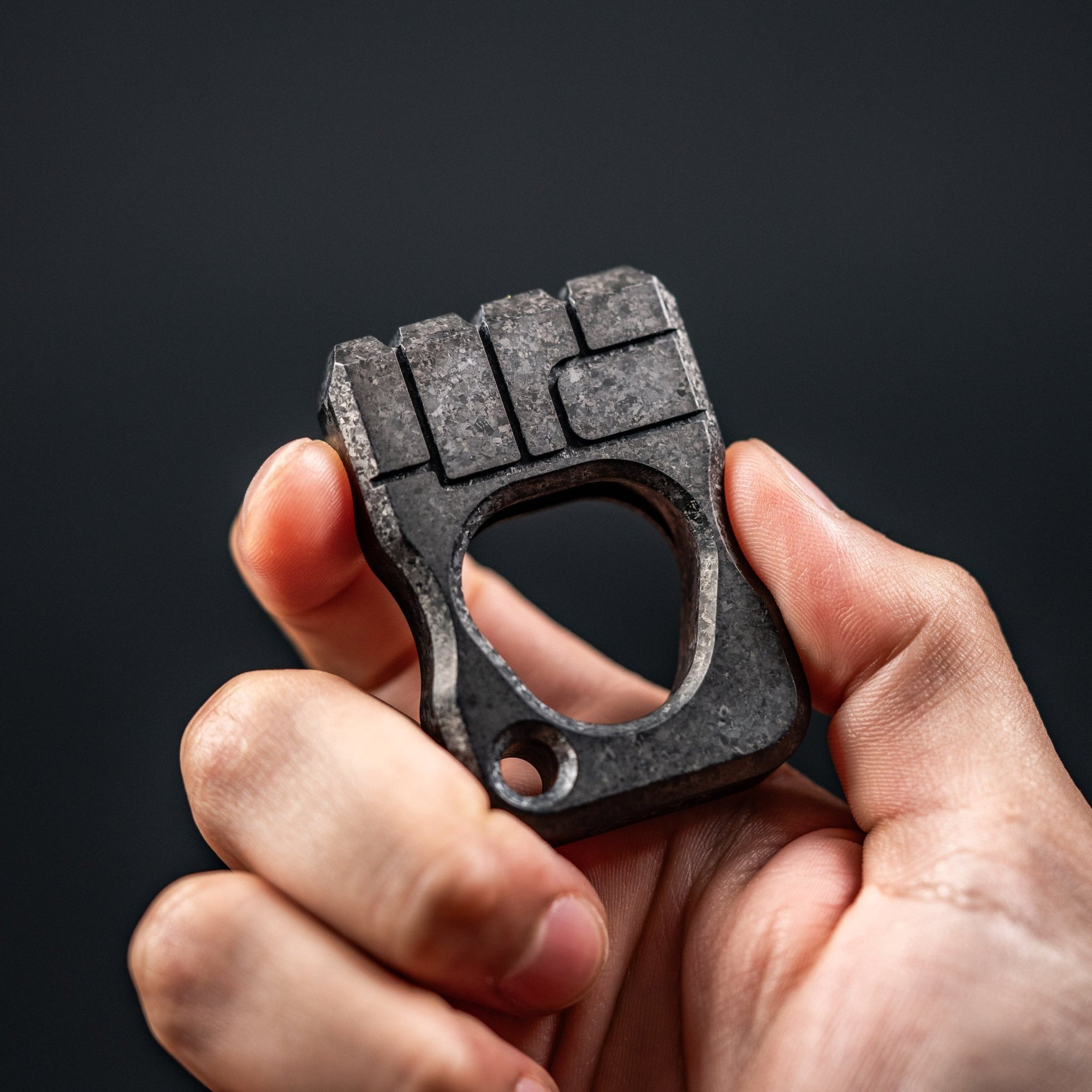 URBAN Fist Bump Bottle Opener - Black Crystal Titanium - URBAN EDC®