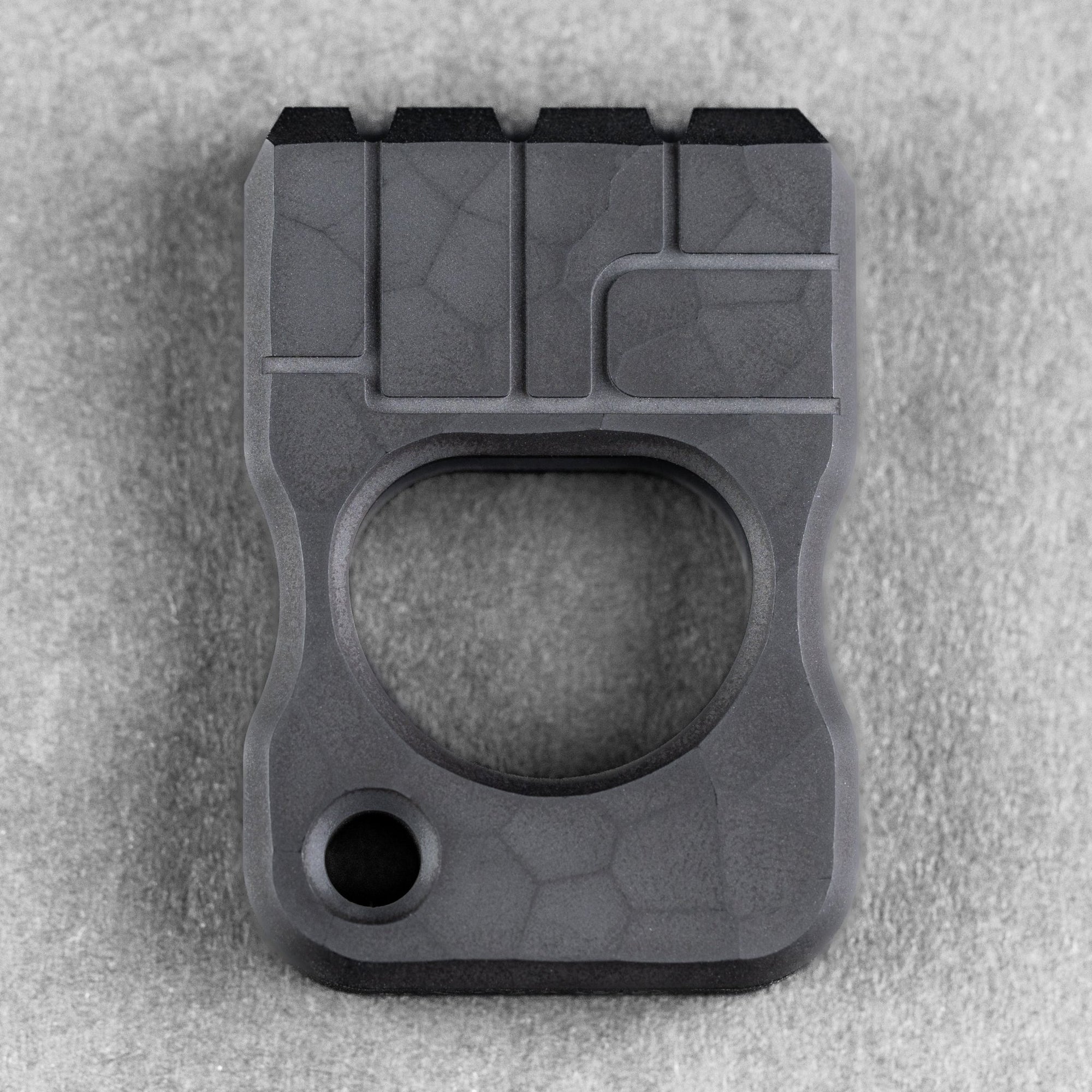 URBAN Fist Bump Bottle Opener - Blackwashed Titanium - URBAN EDC®