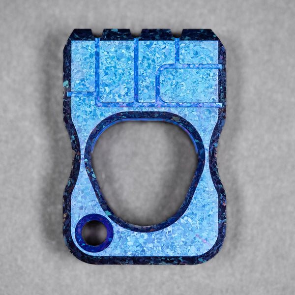 URBAN Fist Bump Bottle Opener - Blurple Crystal Titanium - URBAN EDC®