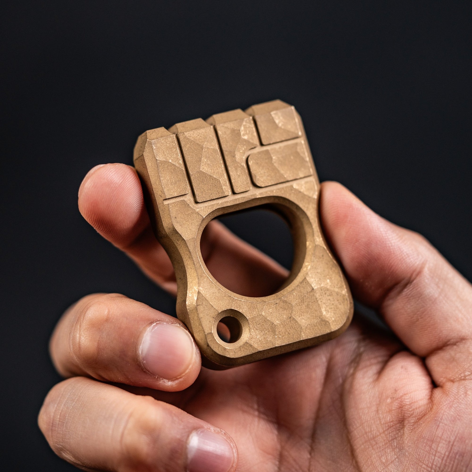 URBAN Fist Bump Bottle Opener - Darkwashed Brass - URBAN EDC®