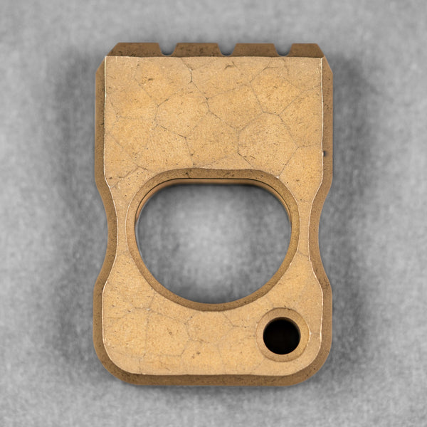 URBAN Fist Bump Bottle Opener - Darkwashed Brass - URBAN EDC®