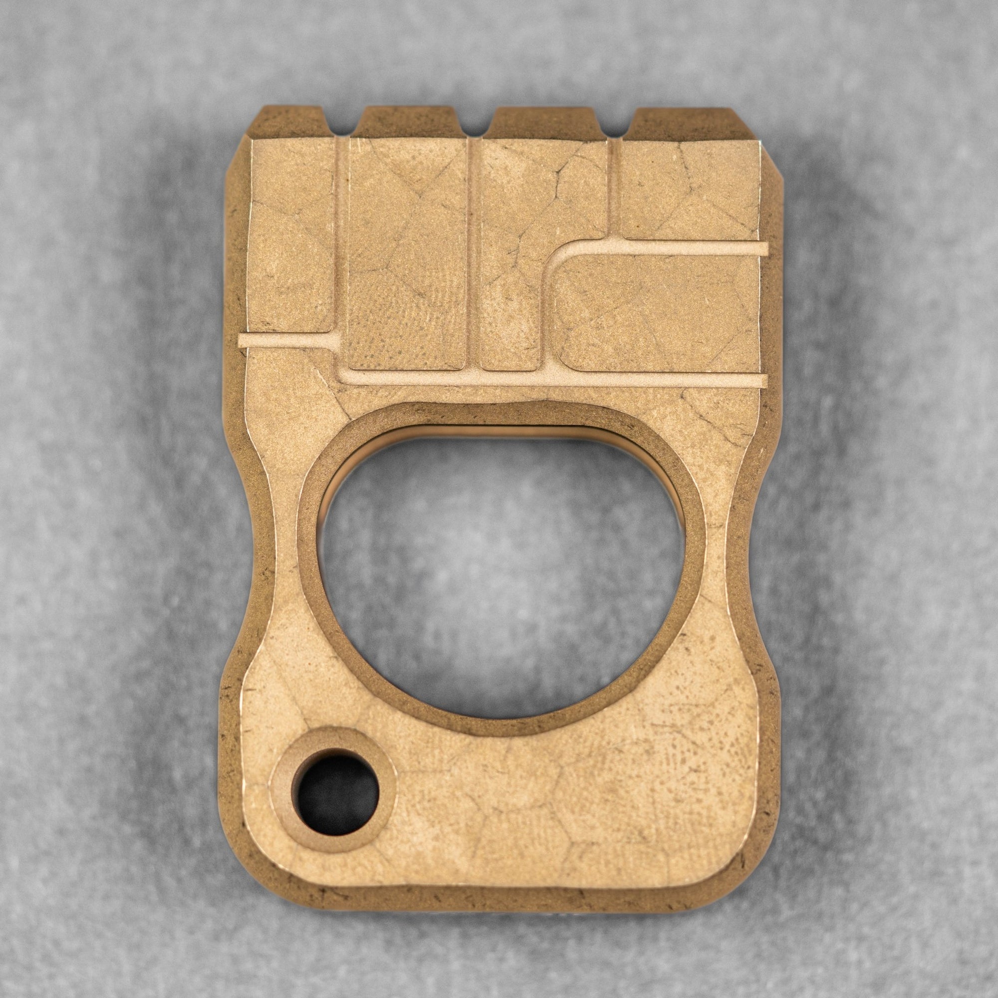 URBAN Fist Bump Bottle Opener - Darkwashed Brass - URBAN EDC®