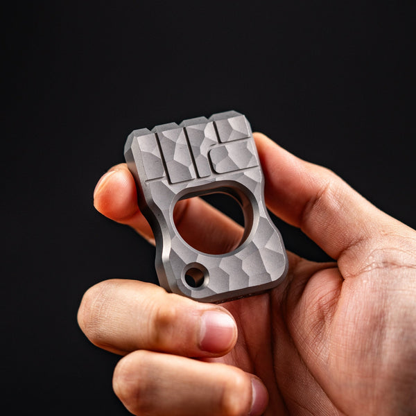 URBAN Fist Bump Bottle Opener - Stonewashed Titanium - URBAN EDC®