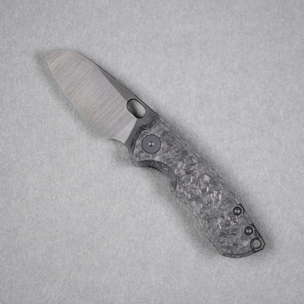 URBAN Jib - Belt Satin DLC Vanax & Marbled Carbon Fiber Linerlock - URBAN EDC®