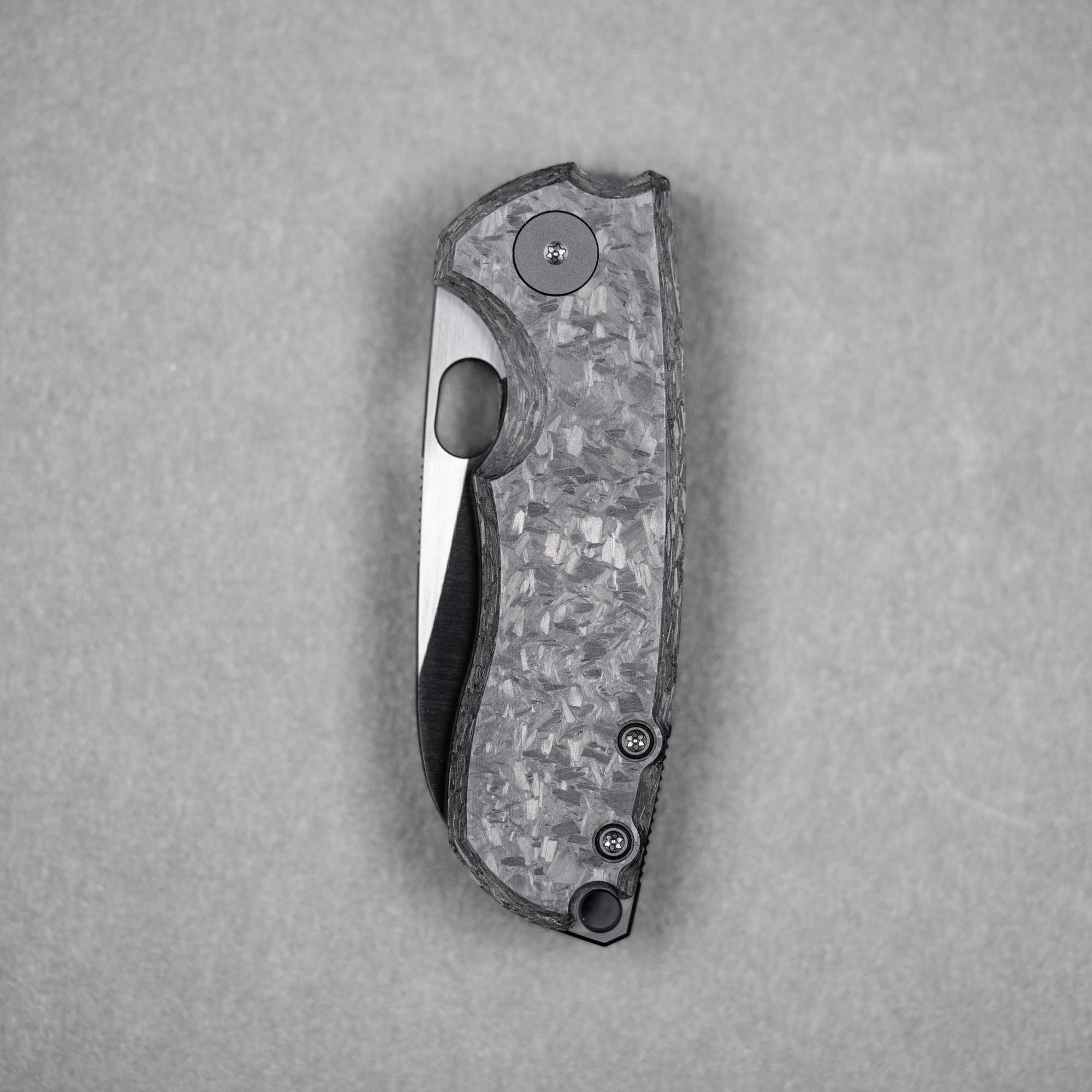 URBAN Jib - Belt Satin DLC Vanax & Marbled Carbon Fiber Linerlock - URBAN EDC®