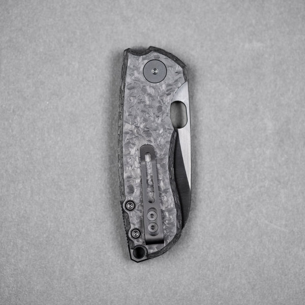 URBAN Jib - Belt Satin DLC Vanax & Marbled Carbon Fiber Linerlock - URBAN EDC®
