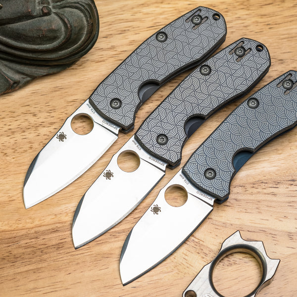 Spyderco Techno 2 with Urban EDC Modern Seigaiha Motif (Exclusive)