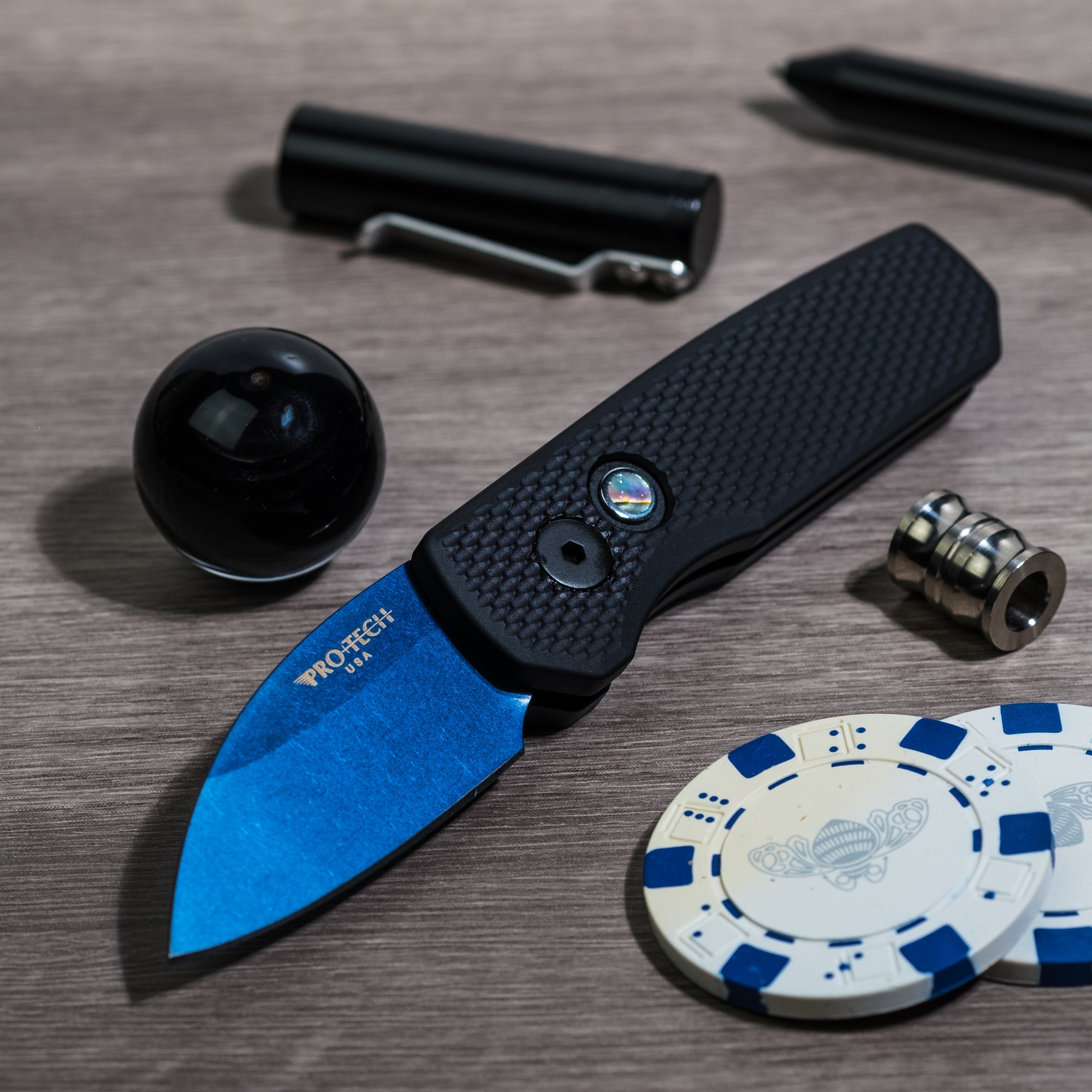 Pro-Tech Knives Runt 5 - Sapphire Magnacut (Limited)