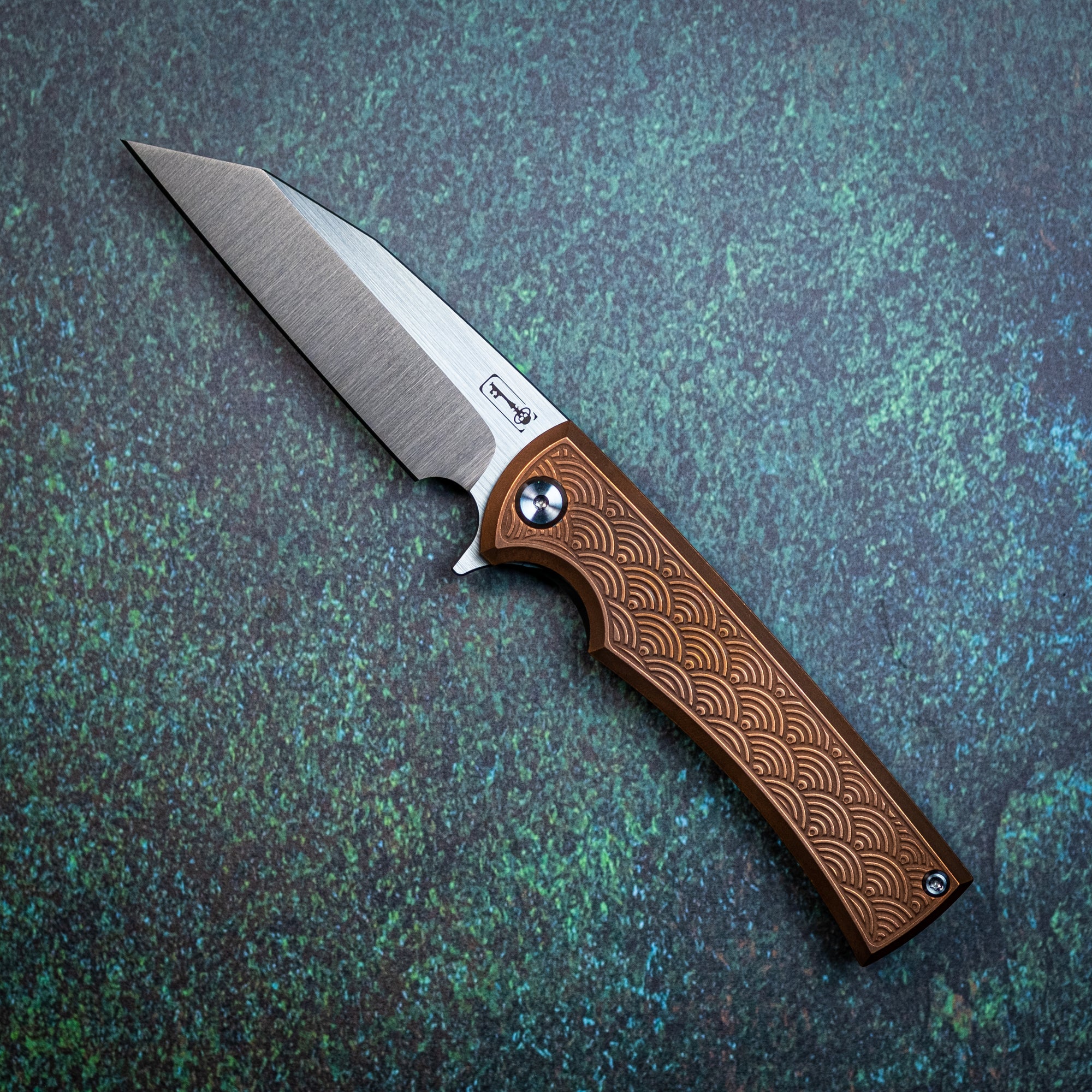 Chaves Sangre Street Wharncliffe - Copper & Titanium w/ Seigaiha Motif (Exclusive)