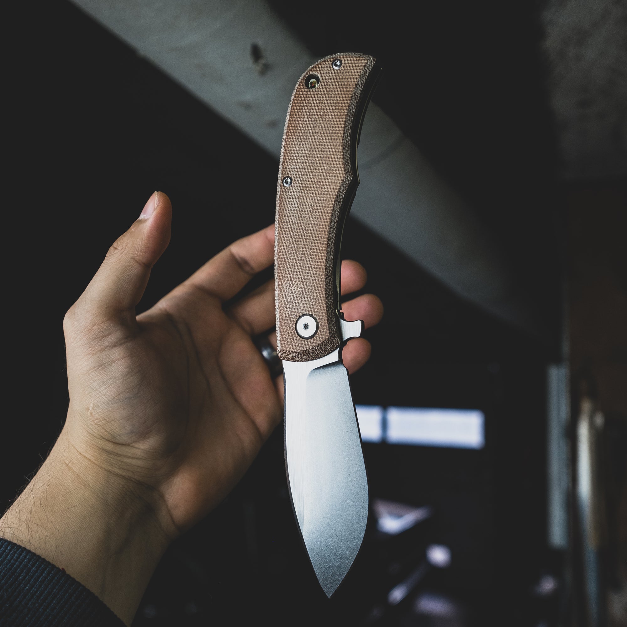 Urban EDC Nessie - M390 & Brown Micarta