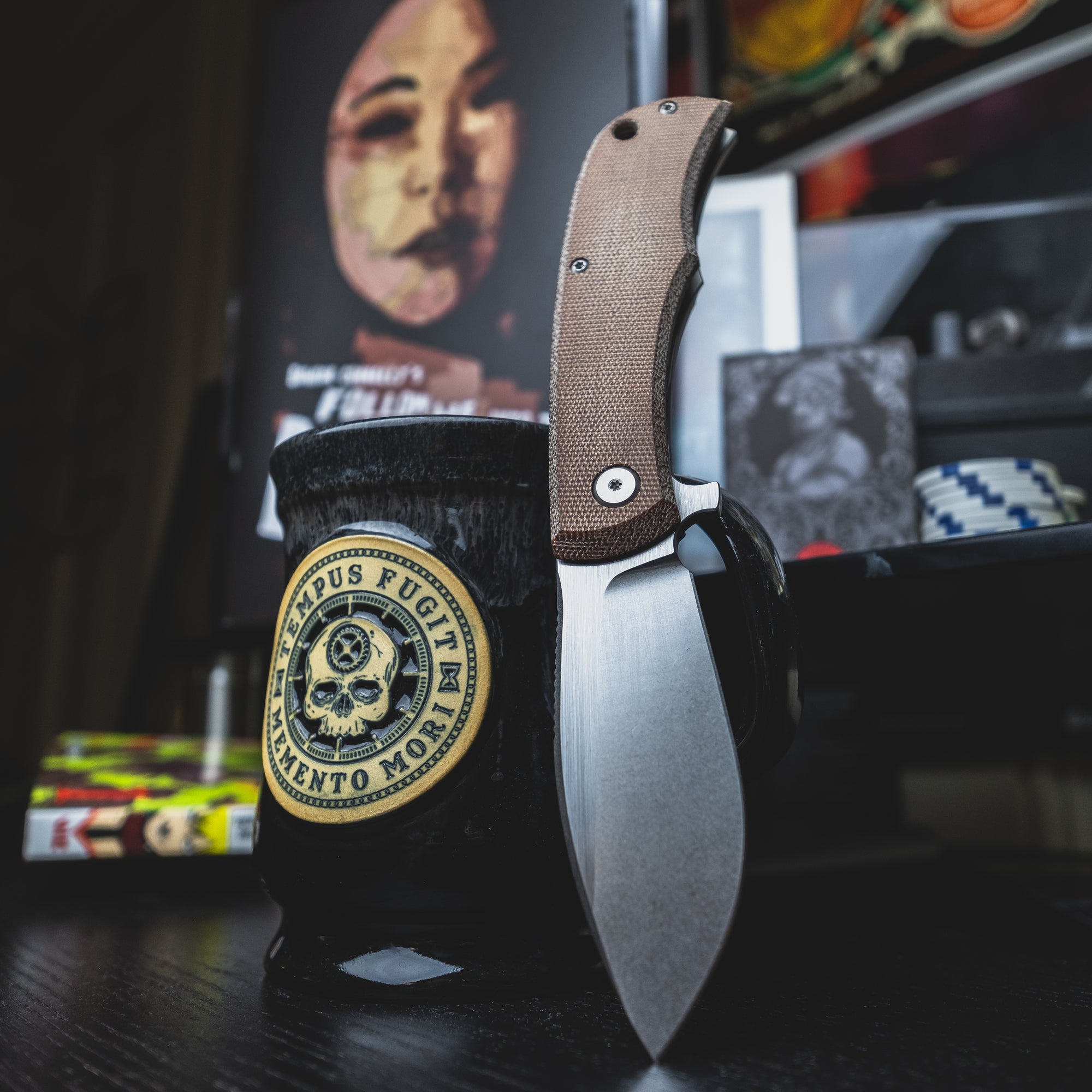 Urban EDC Nessie - M390 & Brown Micarta