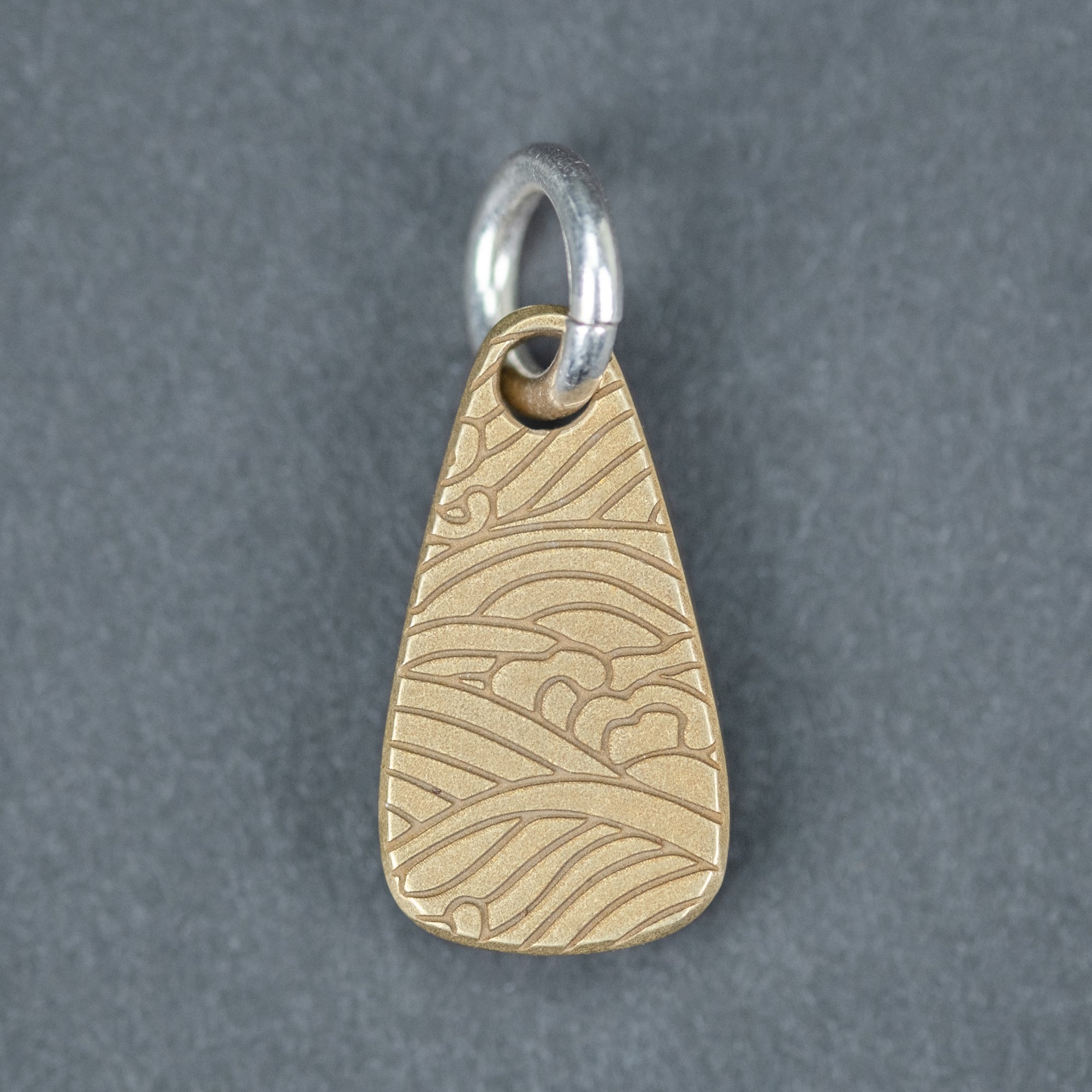 Ben Krein Pendant - Brass w/ Seigaiha Engraving V2 (Exclusive)