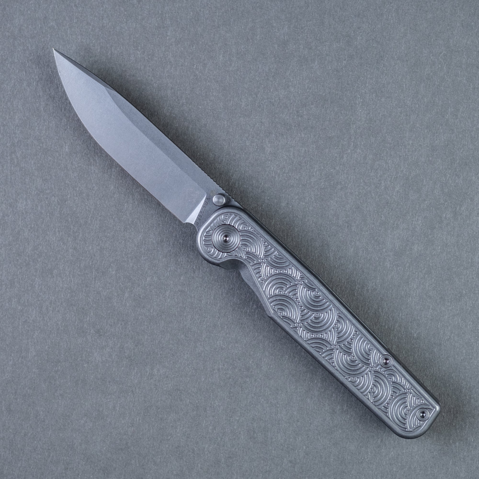 Tactile Knife Co. Rockwall Thumbstud - DLC Seigaiha (Exclusive)