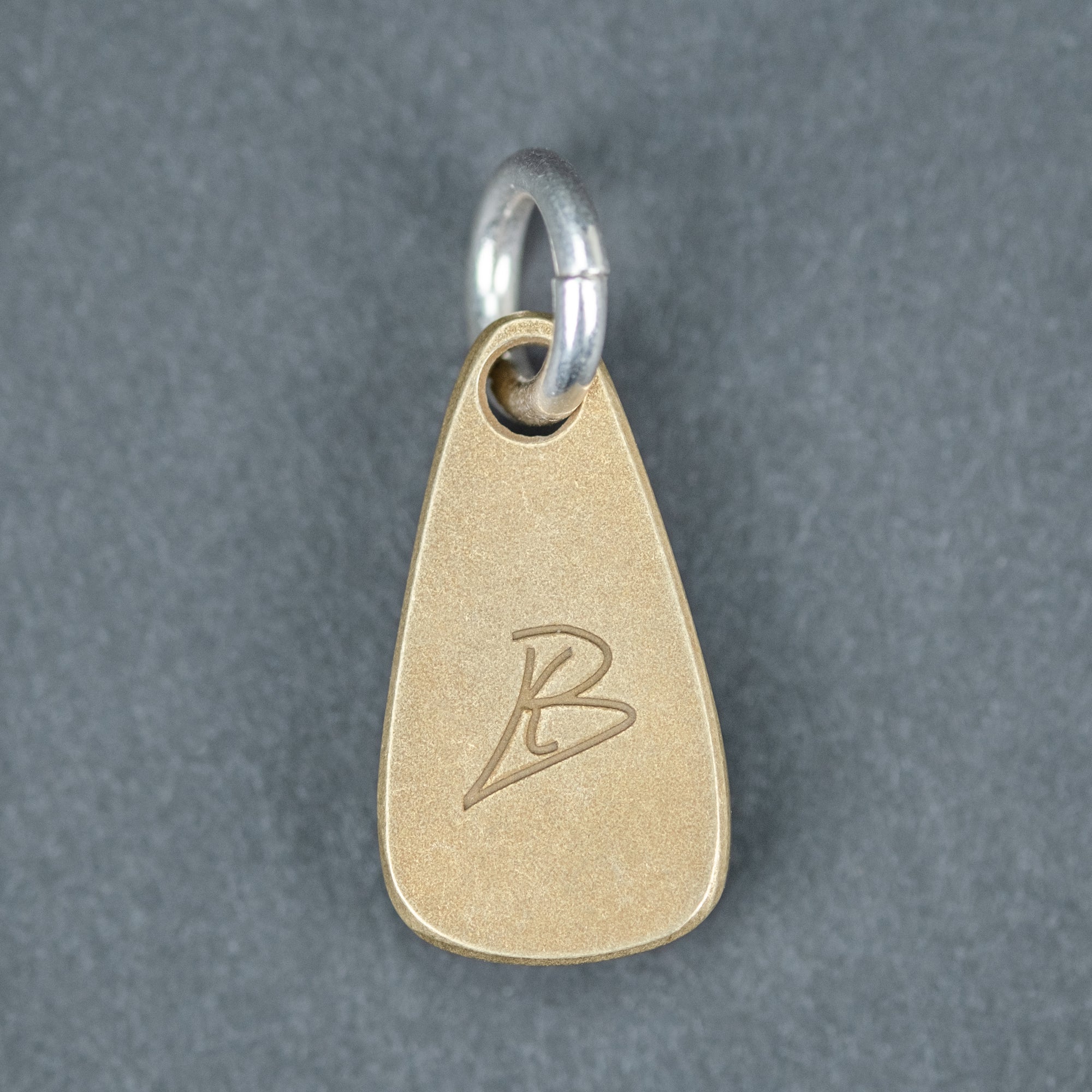 Ben Krein Pendant - Brass w/ Seigaiha Engraving V2 (Exclusive)