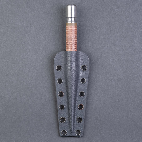 Ober Metal Works Titanium Marlin Spike - Stacked Leather