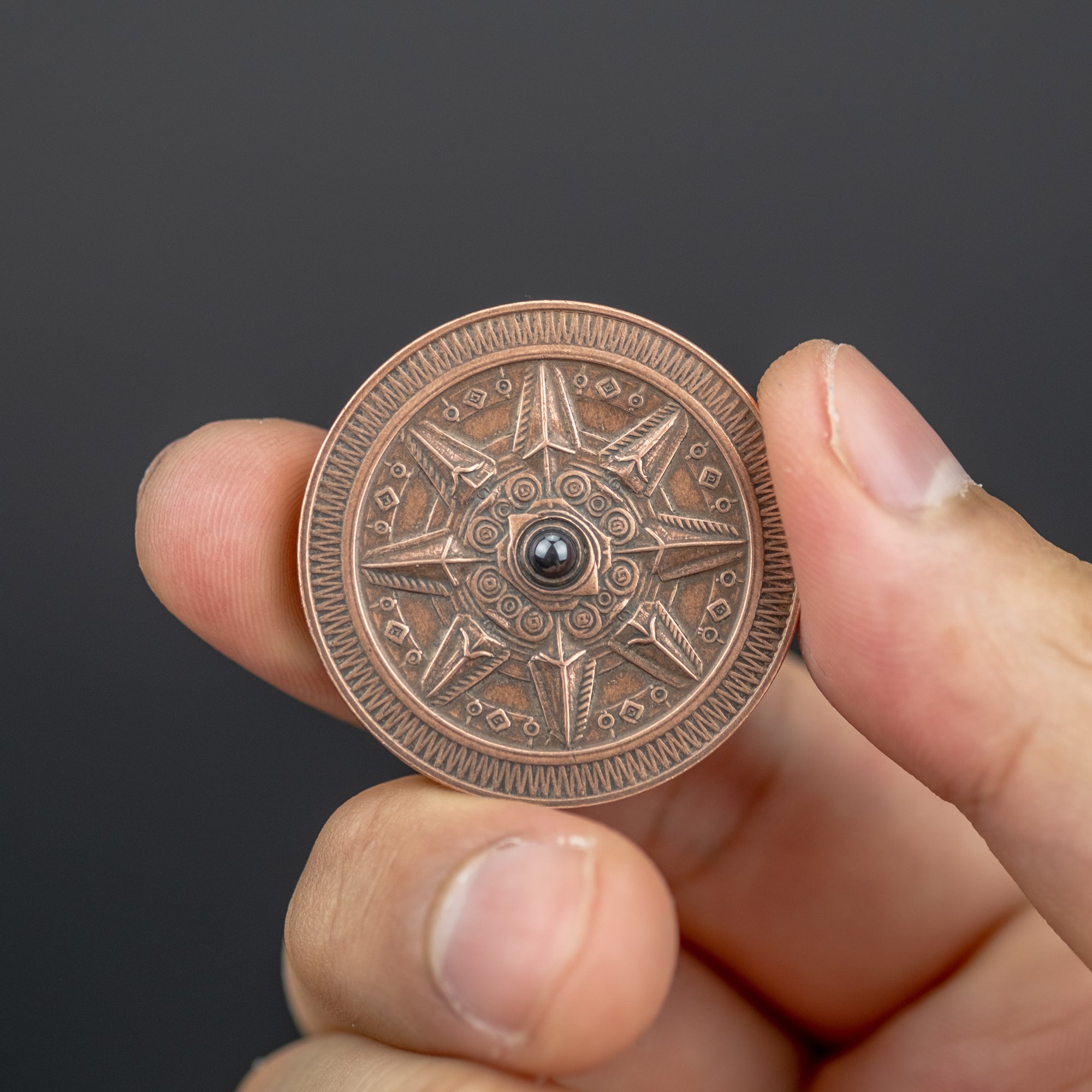 Urban EDC "Astronomer" Double Spinning Coin - Copper