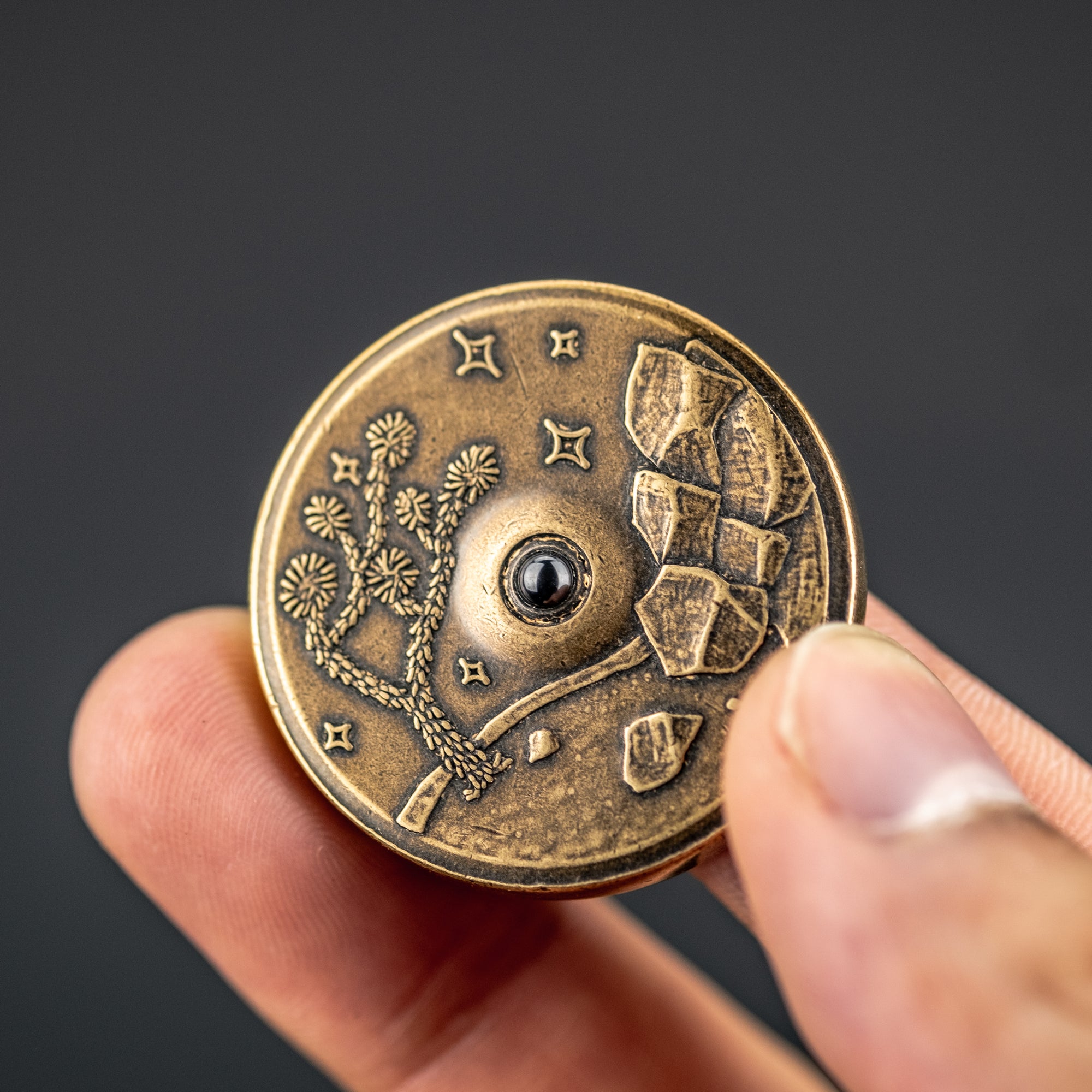 J.L. Lawson & Co. Tempus Spin Coin - Bronze