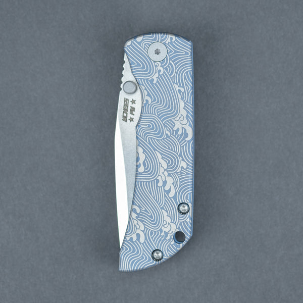 McNees Custom Knives MAC2 - Modern Seigaiha Motif (Exclusive)