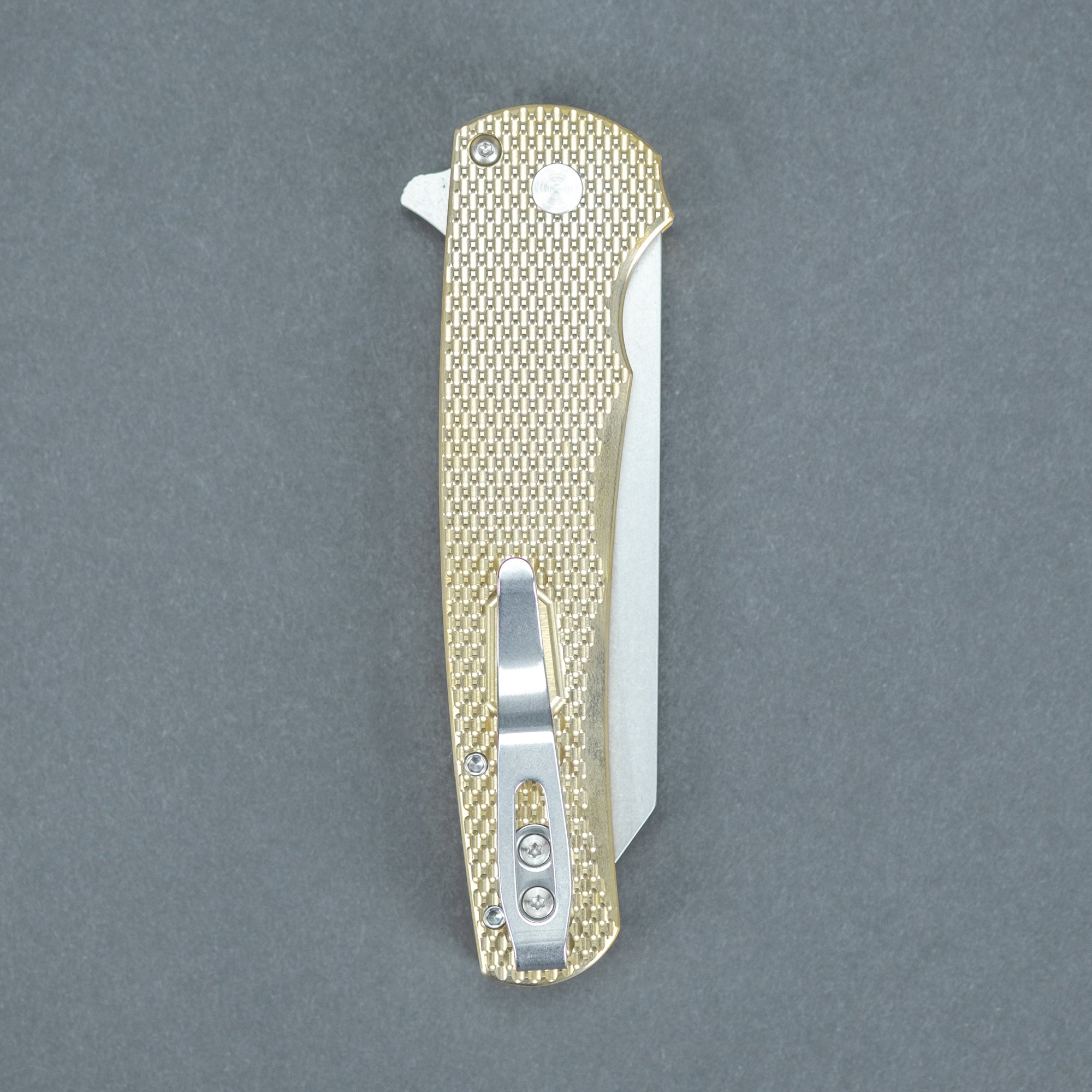 Pro-Tech Knives Malibu Flipper - Textured Bronze (Limited)