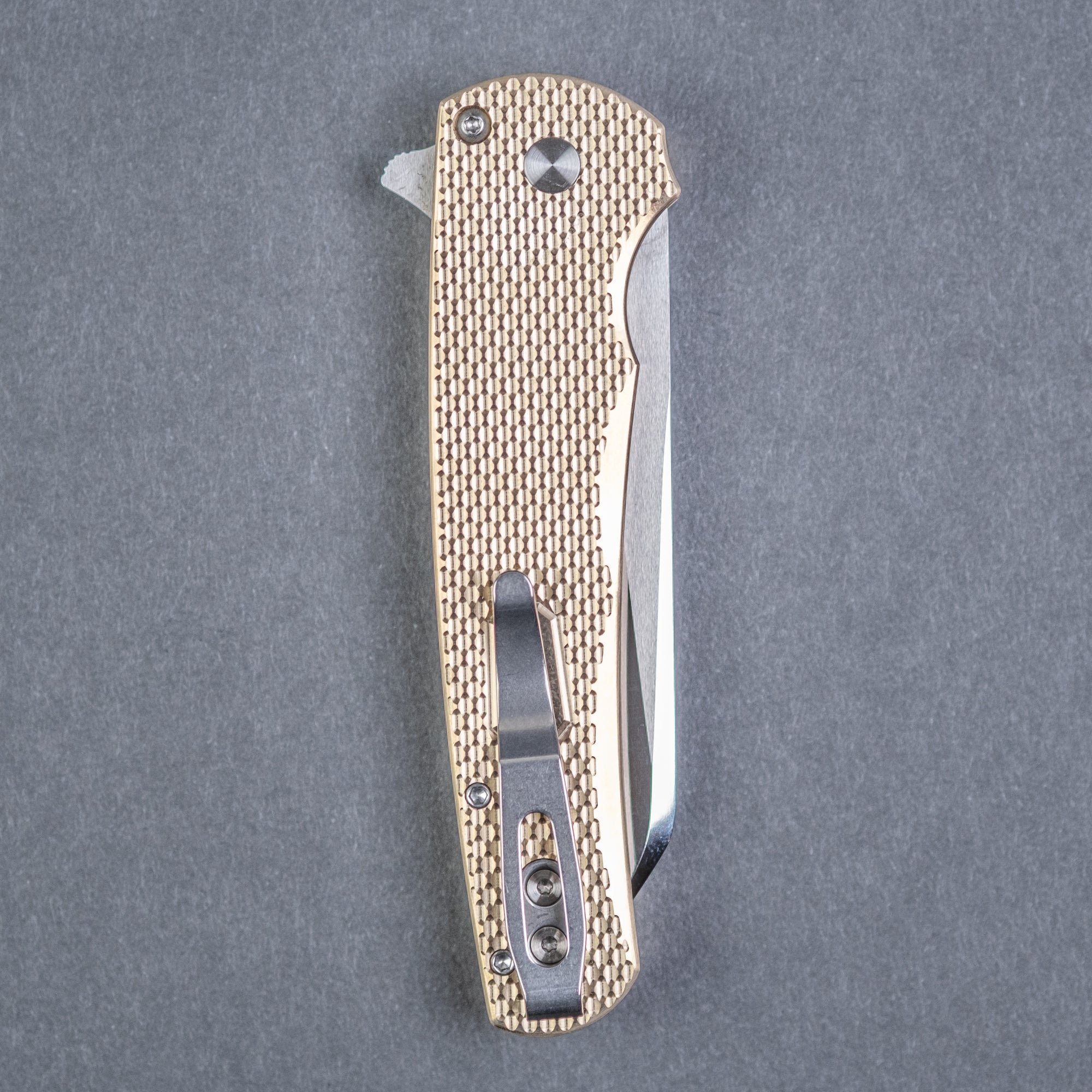 Pro-Tech Knives Malibu Flipper 5218 - Mike Irie Polished Blade (Custom)