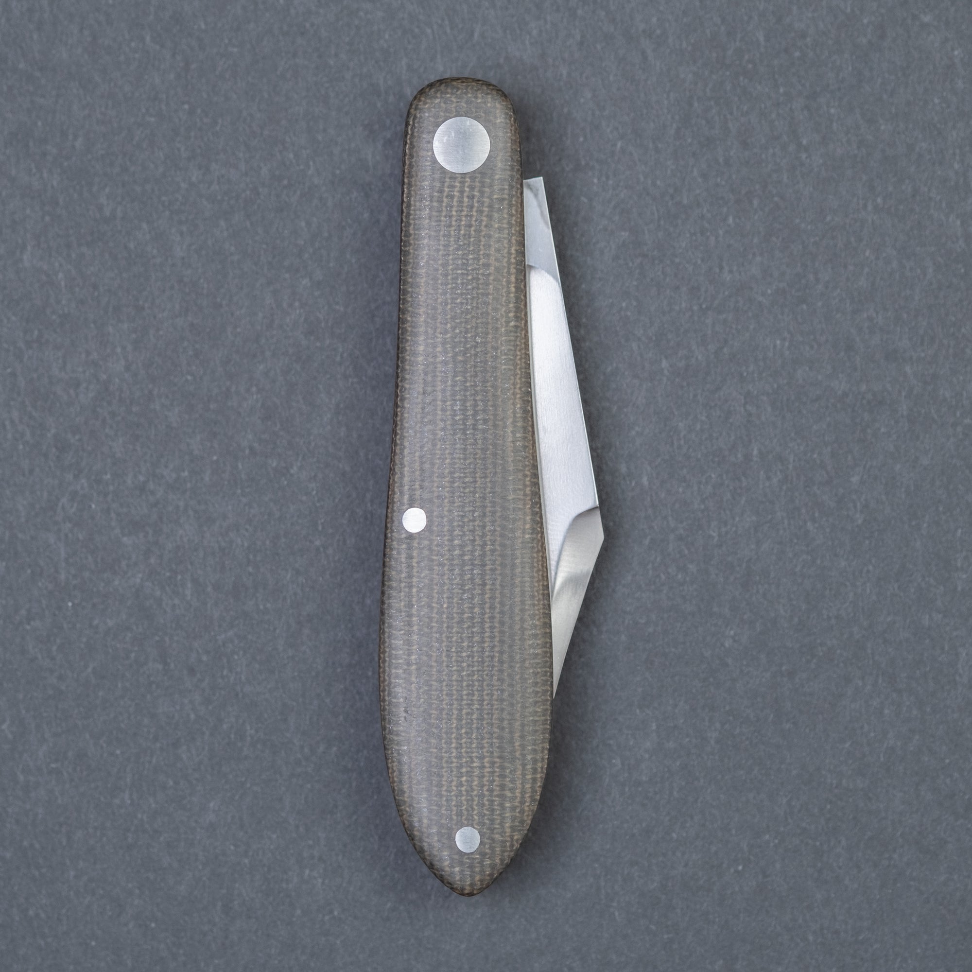 Tracy LaRock Slipjoint - Green Canvas Micarta (Custom)