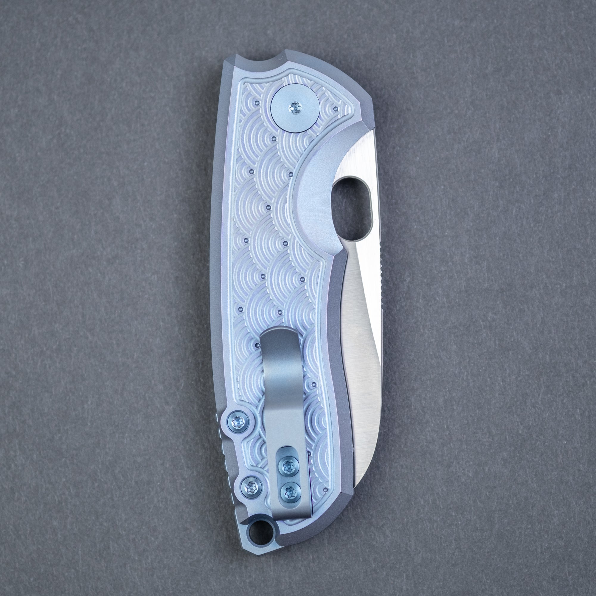 Urban EDC F5.5 - Blurple Titanium w/ Seigaiha Motif (Exclusive)