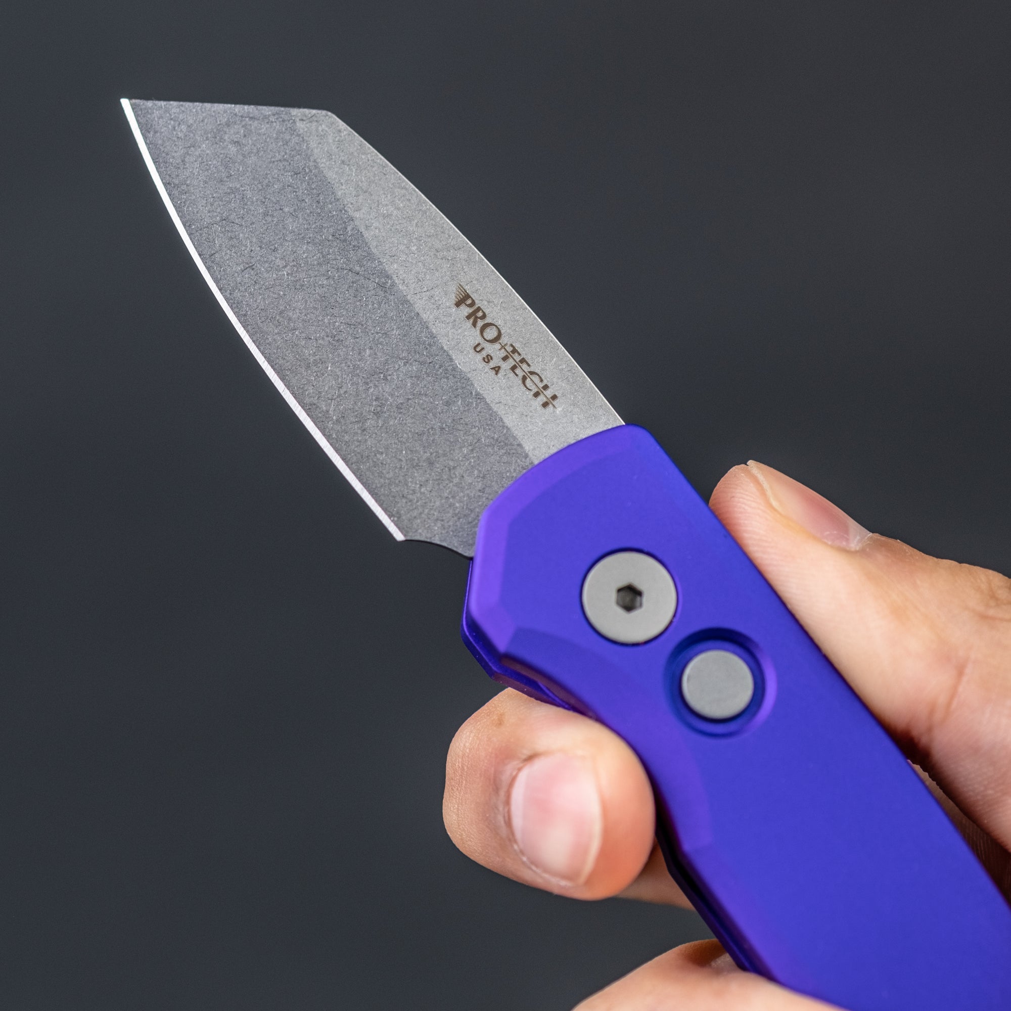 Pro-Tech Knives Runt 5 - Magnacut & Purple Aluminum (Limited)