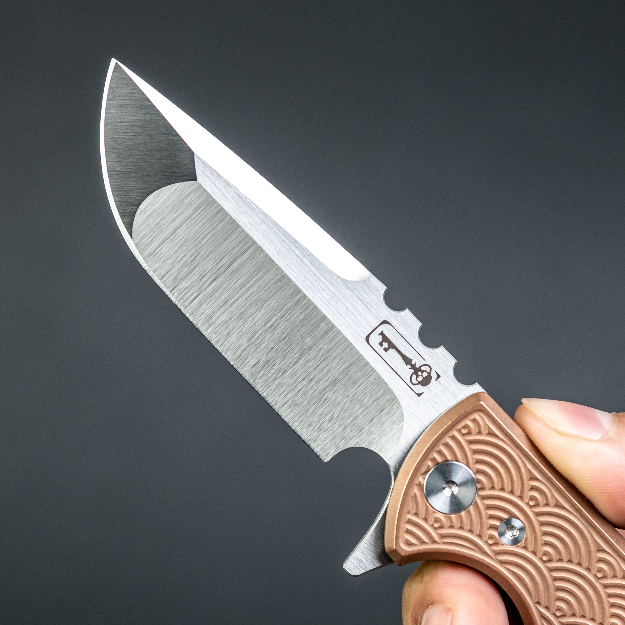 Chaves T.A.K Flipper - Seigaiha Engraved Copper (Exclusive)