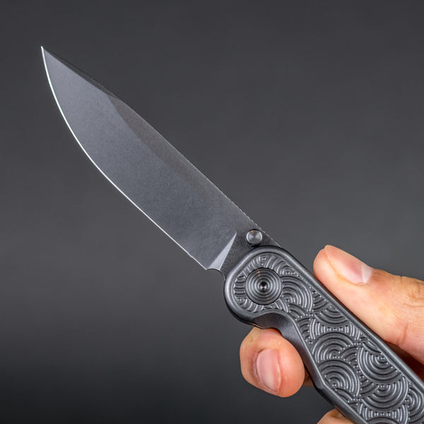 Tactile Knife Co. Rockwall Thumbstud - DLC Seigaiha (Exclusive)