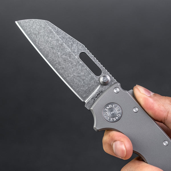 Demko Knives AD20.5 Shark Lock - Titanium & 3V