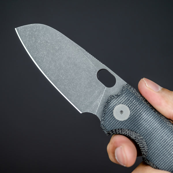 Urban EDC F5.5 - Black Micarta w/ Acid-Etched M390