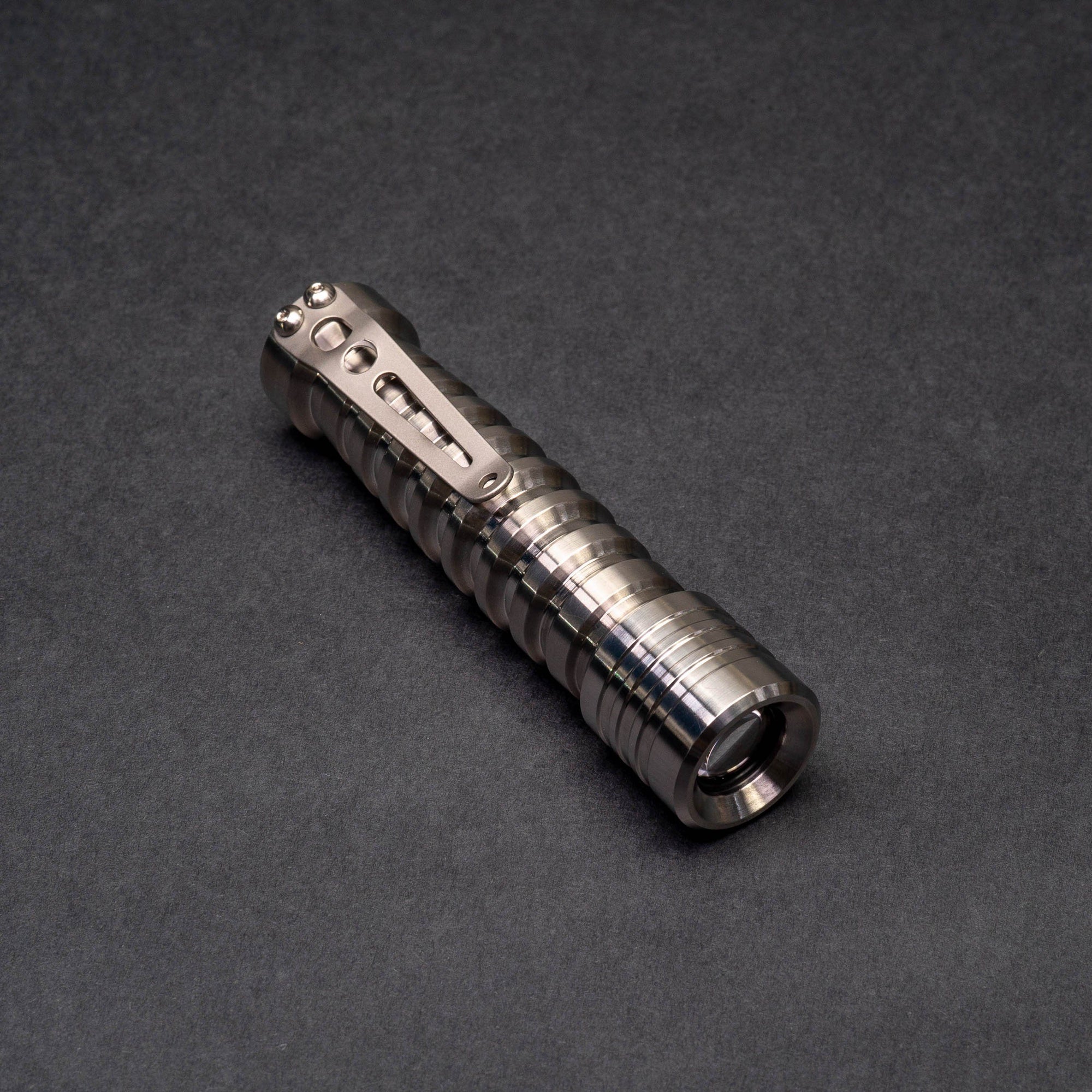 Flashlight - Pre-Owned: McGizmo SunDrop 6V - Titanium (Semi-Custom)