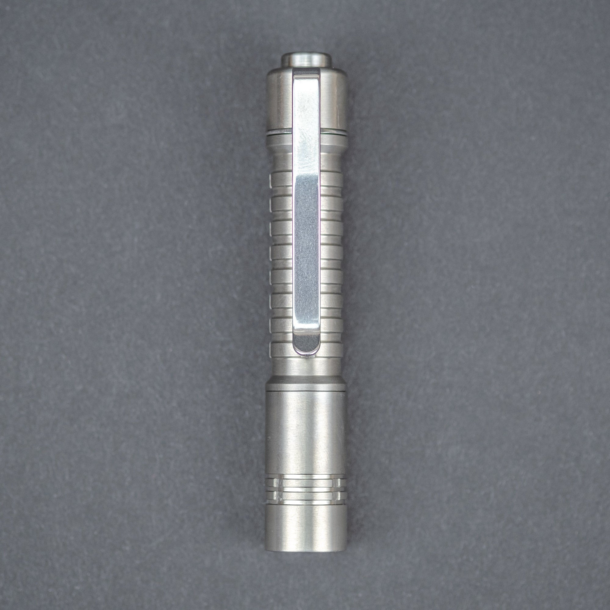 Flashlight - ReyLight Pineapple Mini Flashlight - Polished Titanium