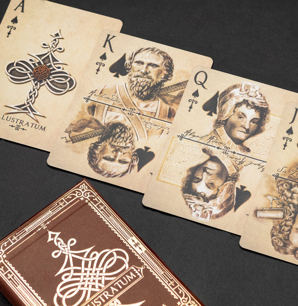 Game - Black Ink Playing Cards - Inception Illustratum Standard