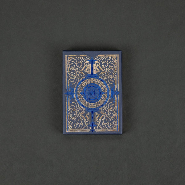 Game - Black Ink Playing Cards - Titans & Robber Barons - Blue Edition