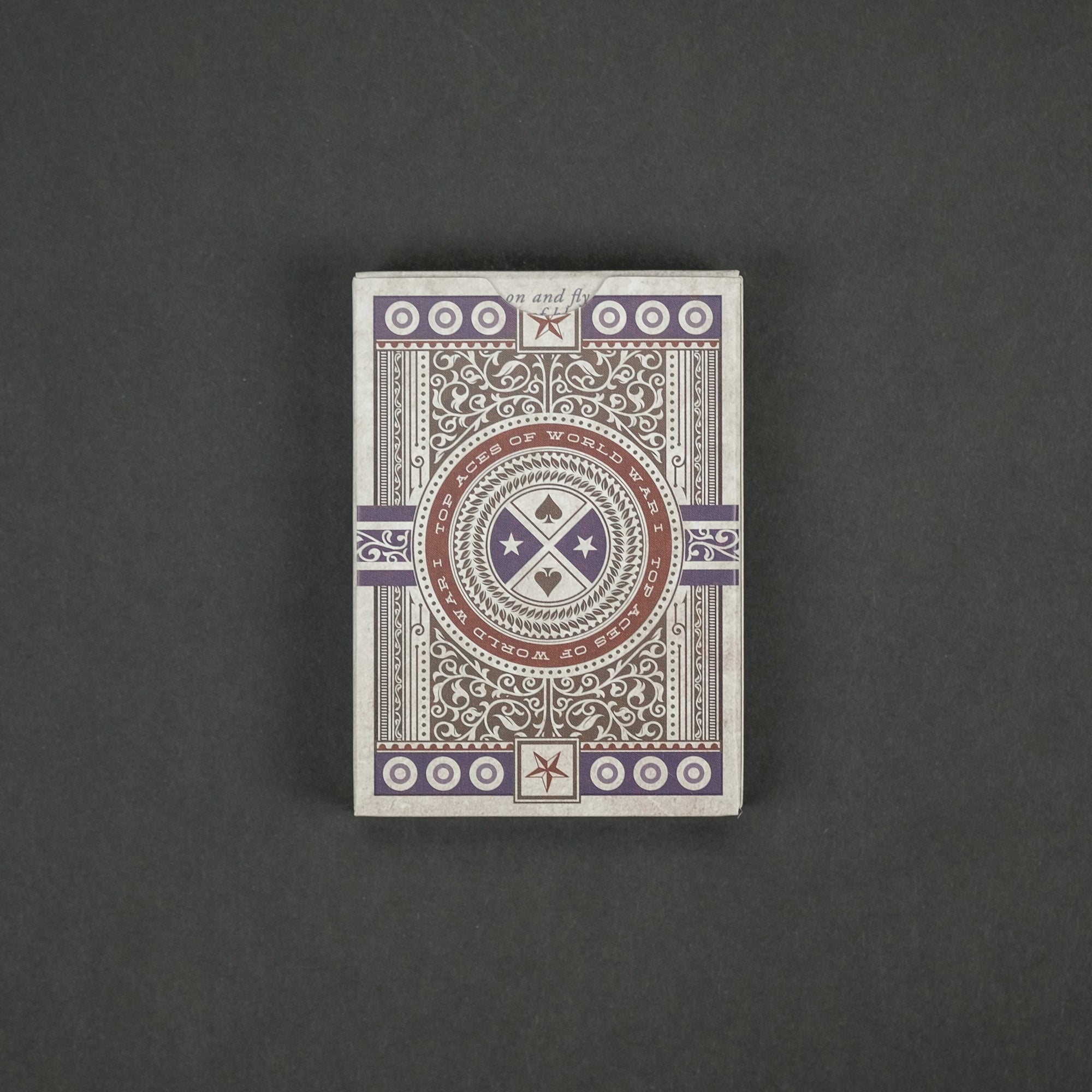 Game - Black Ink Playing Cards - Top Aces Of WWI Standard