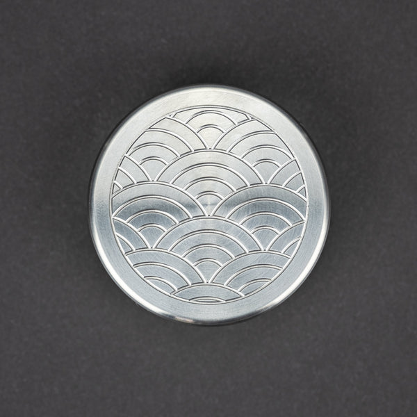 General Store - HogDoggins Pocket Puck - Titanium W/ Seigaiha Motif (Exclusive)