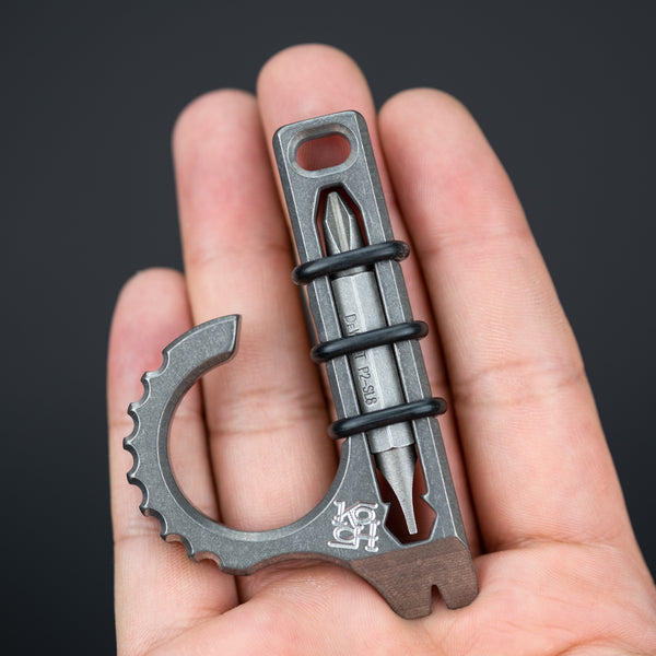 Keychains & Multi-Tools - Koch Tools Duo-X - 1/4” Titanium